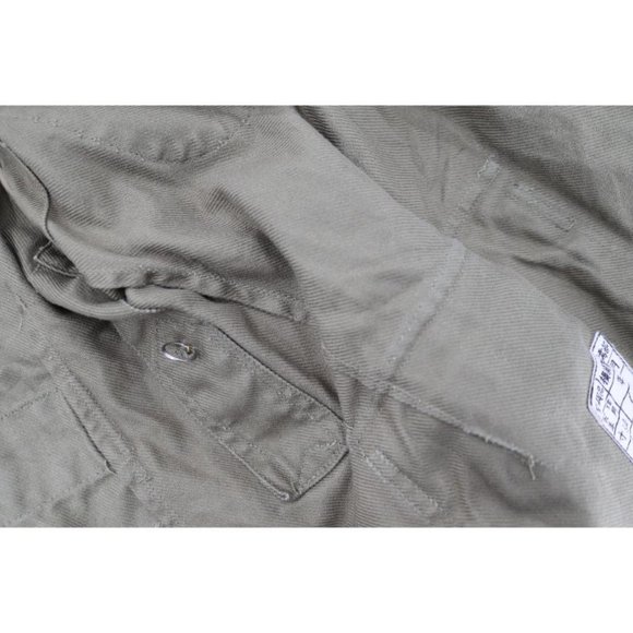 Former japanese Army nakata Replica jacket mens 1 Tokyo ueno golden button green - Picture 14 of 15